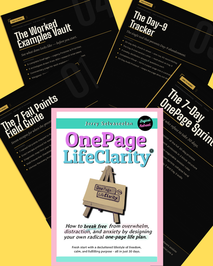 The Complete OnePage LifeClarity® System — Full Bundle